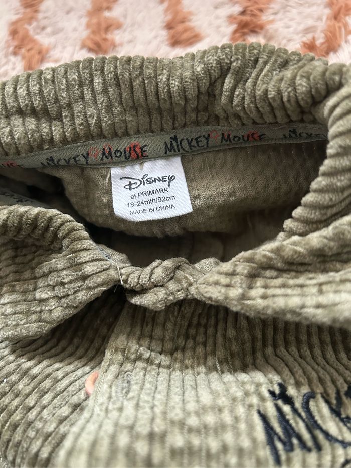 Salopette en velours Mickey - photo numéro 2