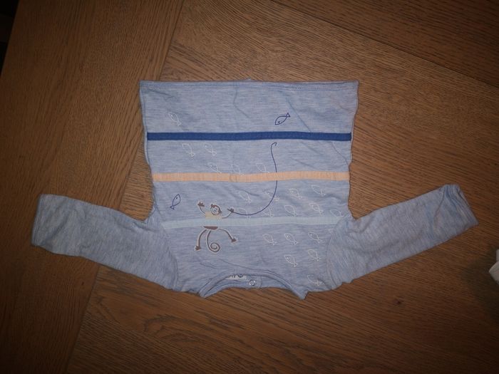 Haut manches longues alphabet, 3 mois