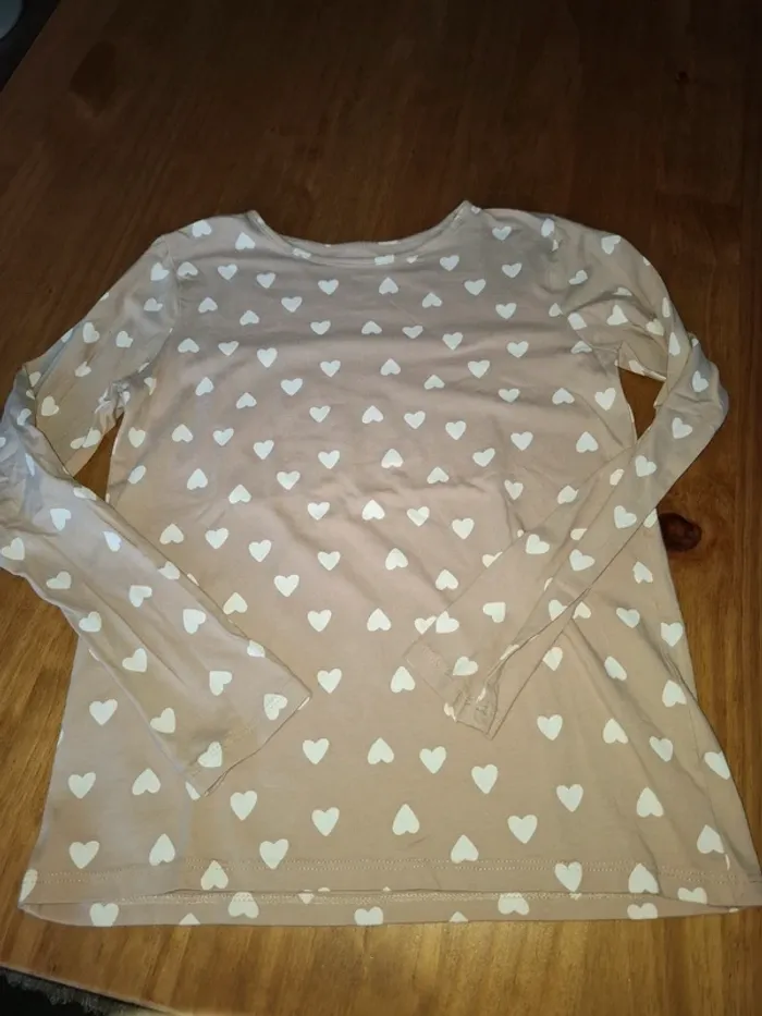 T-shirt en jersey manches longues 8/10 ans H&M
