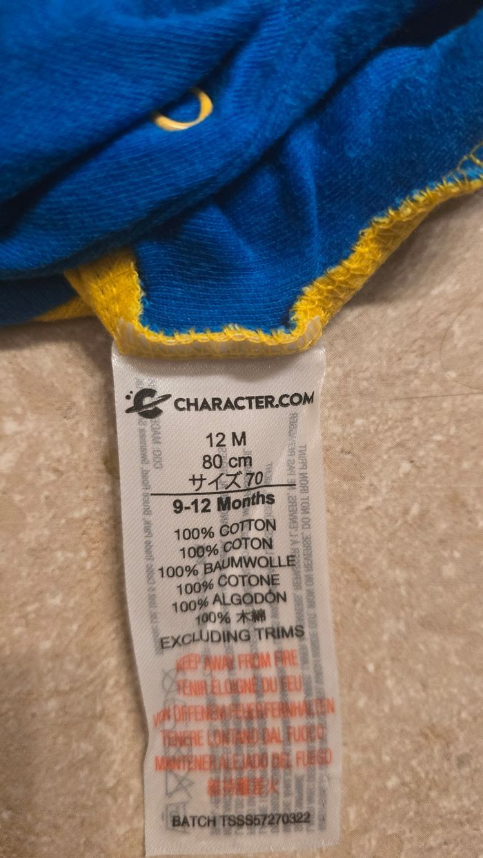 Déguisement Toy Story 12 mois - photo numéro 4