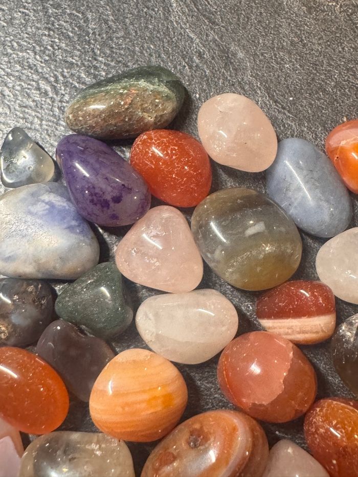 Lot de 200 g de pierres naturelles polies – Minéraux variés - photo numéro 4