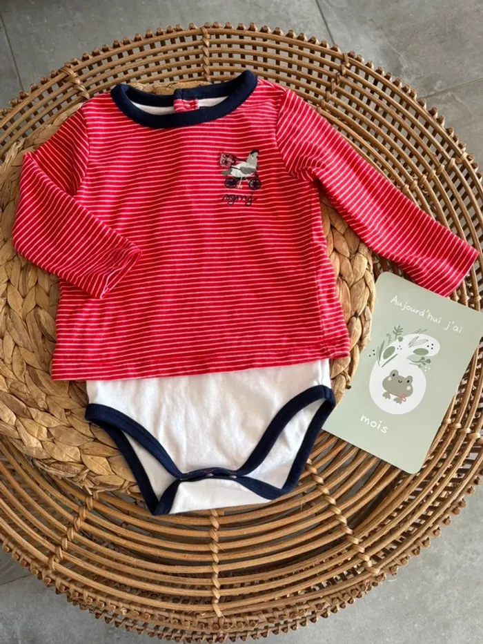 T-shirt body, sergent, Major, taille six mois neuf