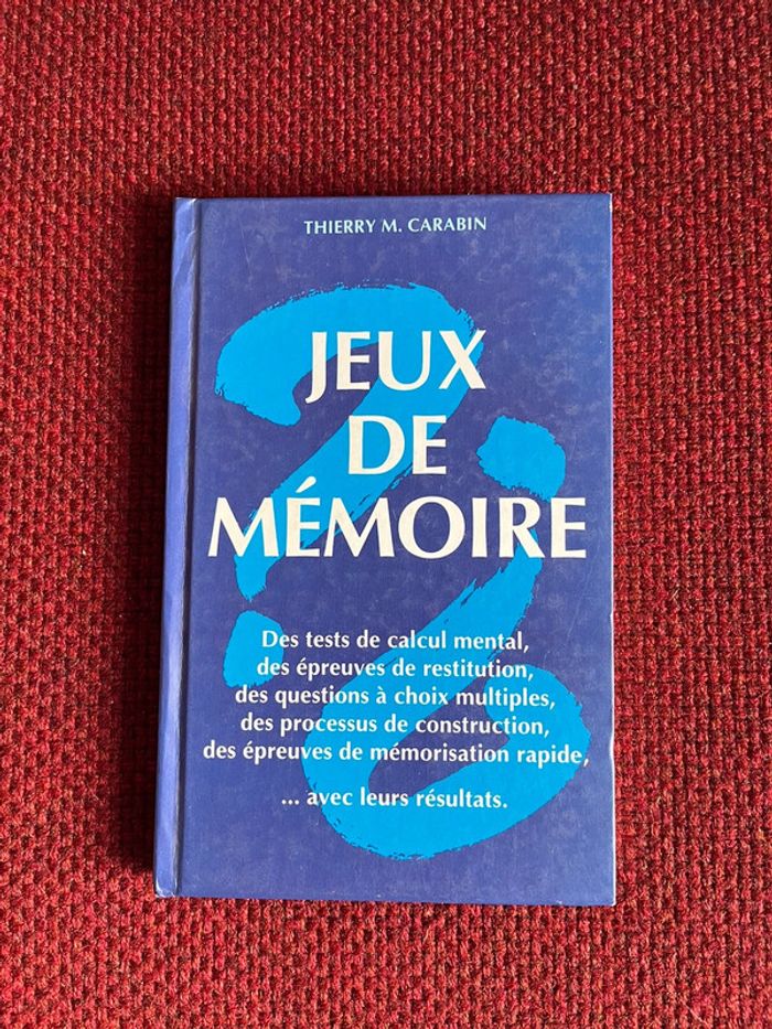 Livre Jeux de mémoire
