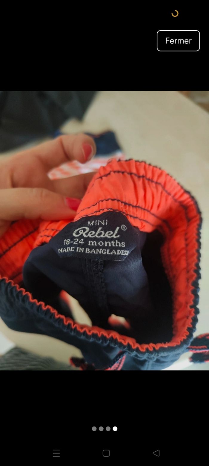 Lot de vêtements garçon 18 mois mi saison et short - photo numéro 4