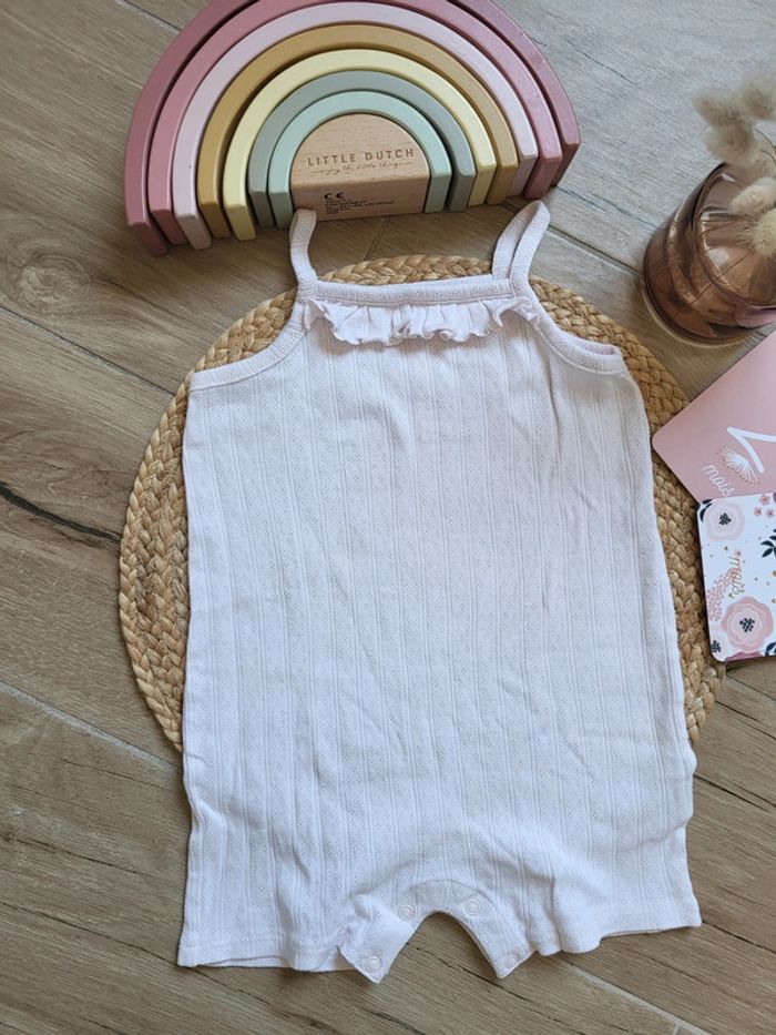 🌸Combishort légère rose pâle 83-89 cms 24 mois fille - photo numéro 2