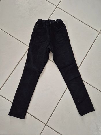 Pantalon velours noir 9 ans kiabi