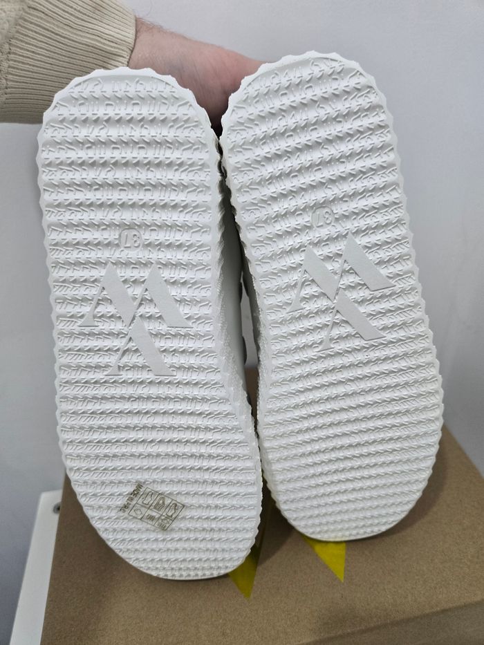 Basket Vanessa Wu Katie blanc vert beige taille 37 neuves authentiques - photo numéro 6