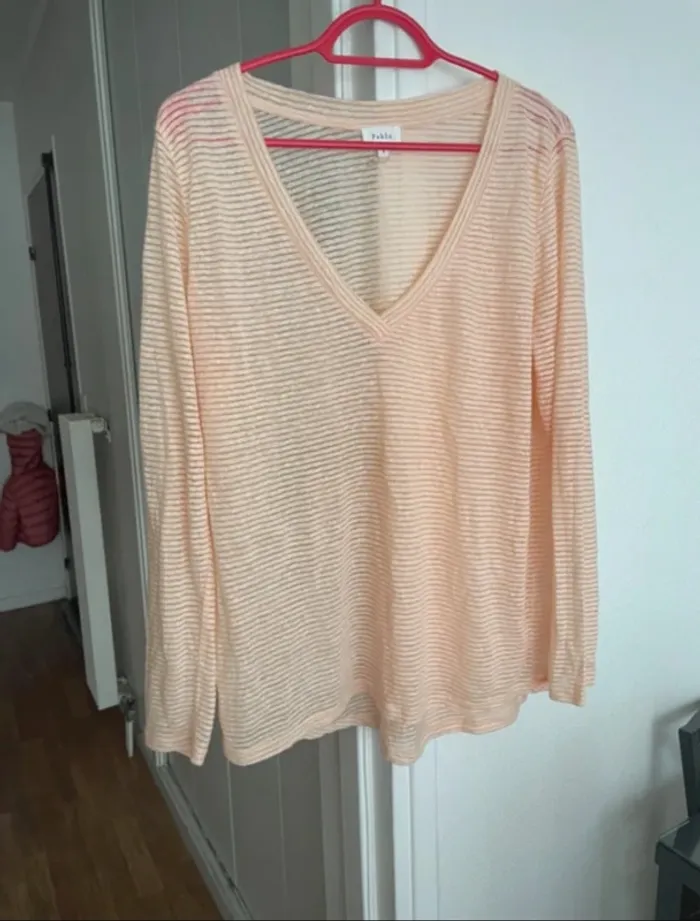 T-shirt manches longues en Lin Pablo - photo numéro 3