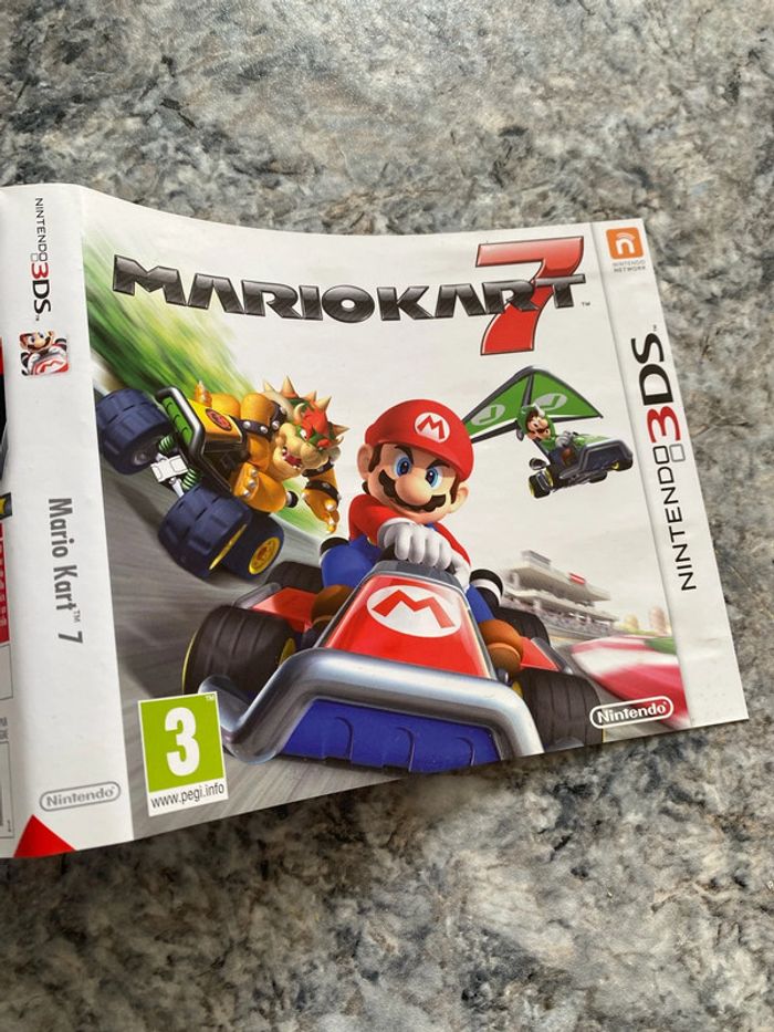 Jaquette Mario kart 7 3ds - photo numéro 2