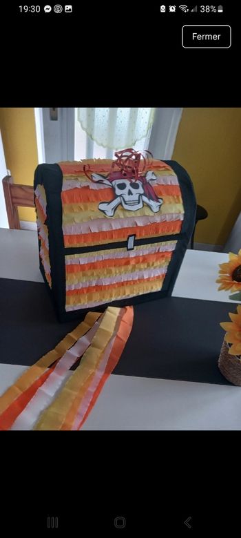 Pinata coffre pirate