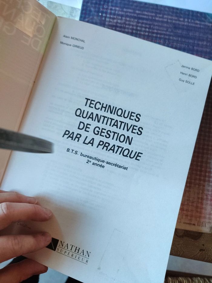 Livre technique quantitatif de gestion - photo numéro 4