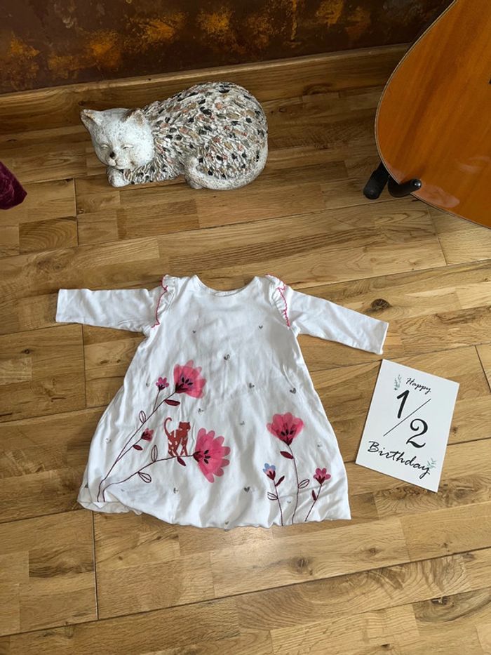 Jolie robe catimini mi saison très bon état 6 mois/68cm