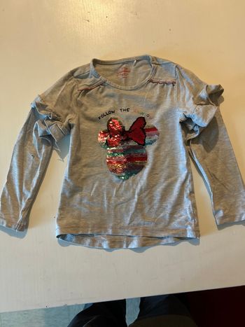 Tee-shirts fille Disney à sequin