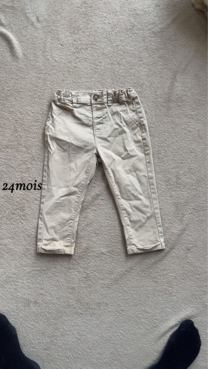 Pantalon beige 24mois