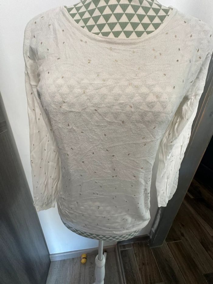Pull fin blanc - photo numéro 2
