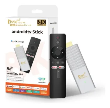 clé android tv 8k avec abonnement 12 mois iptv