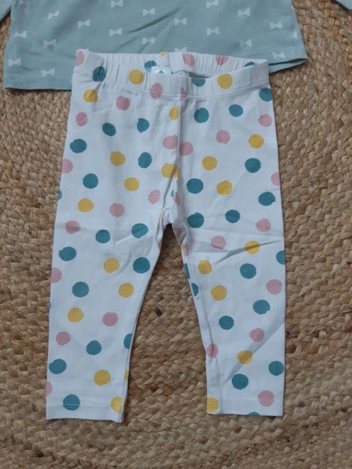 Tenue haut manches longues et legging 9 mois - photo numéro 4