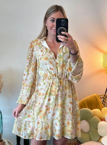 Robe motifs fleuris 70s’ taille 34/36 - Nasty Gal