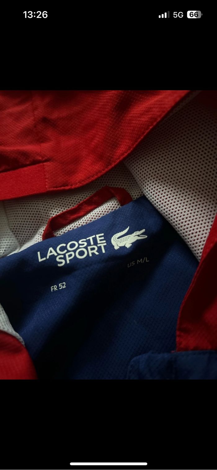 Veste Lacoste - photo numéro 3