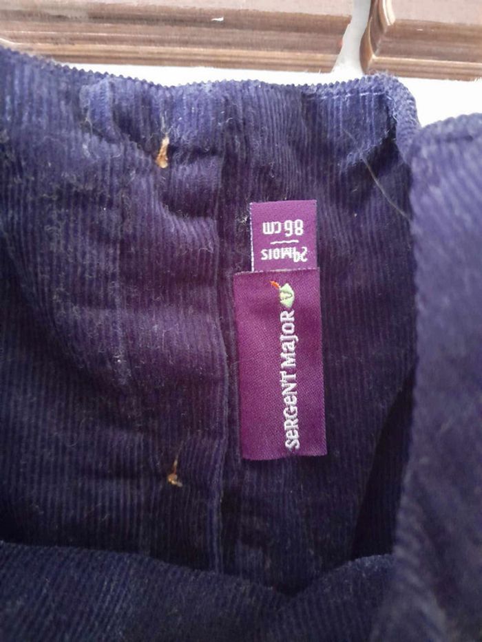 Robe en velours fleurie 24 mois Sergent Major - photo numéro 3