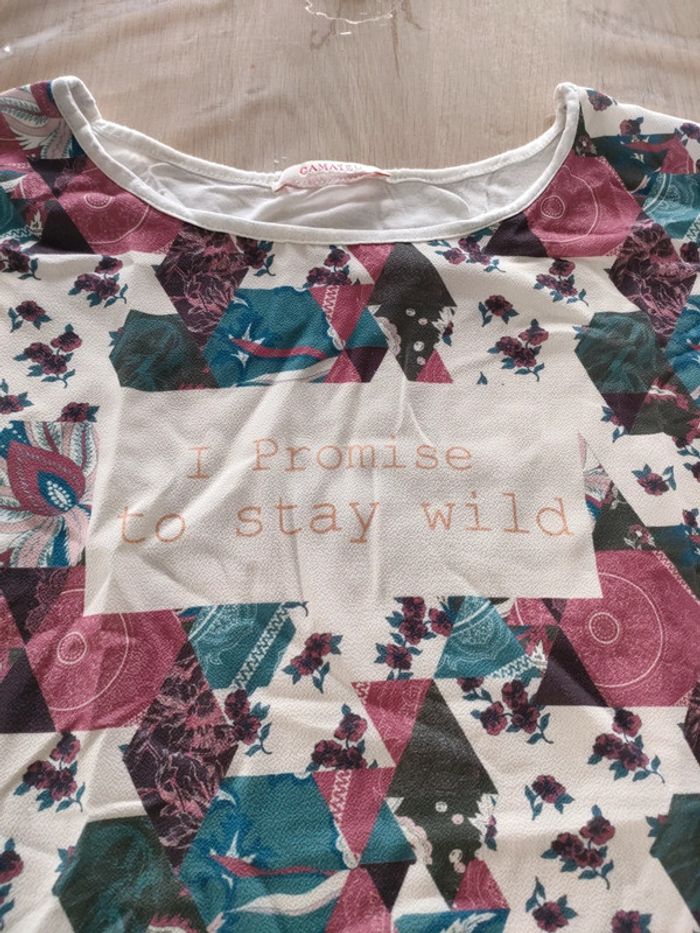 Top manches courtes Camaïeu - photo numéro 2