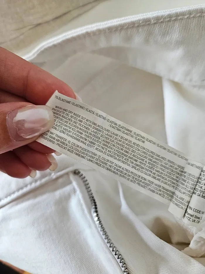 Short en jean blanc Primark taille 38/M - photo numéro 5
