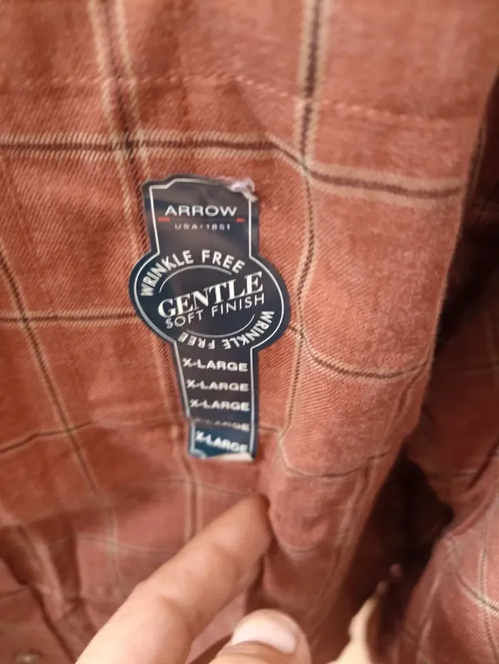 Chemise marron neuf taille xl - photo numéro 5