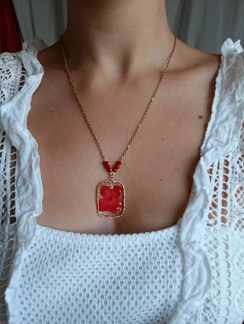 Collier en acier inoxydable et résine