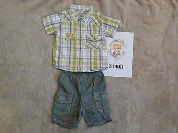 Ensemble 2 pièces 3 mois (n°8)