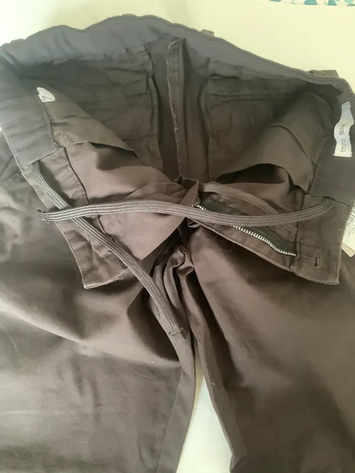 Mango Pantalon court fuselé en coton T36 - photo numéro 2