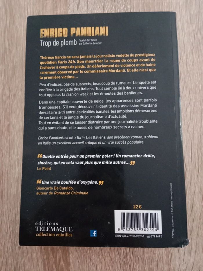 Enrico Pandiani 💠Trop de plomb - photo numéro 2