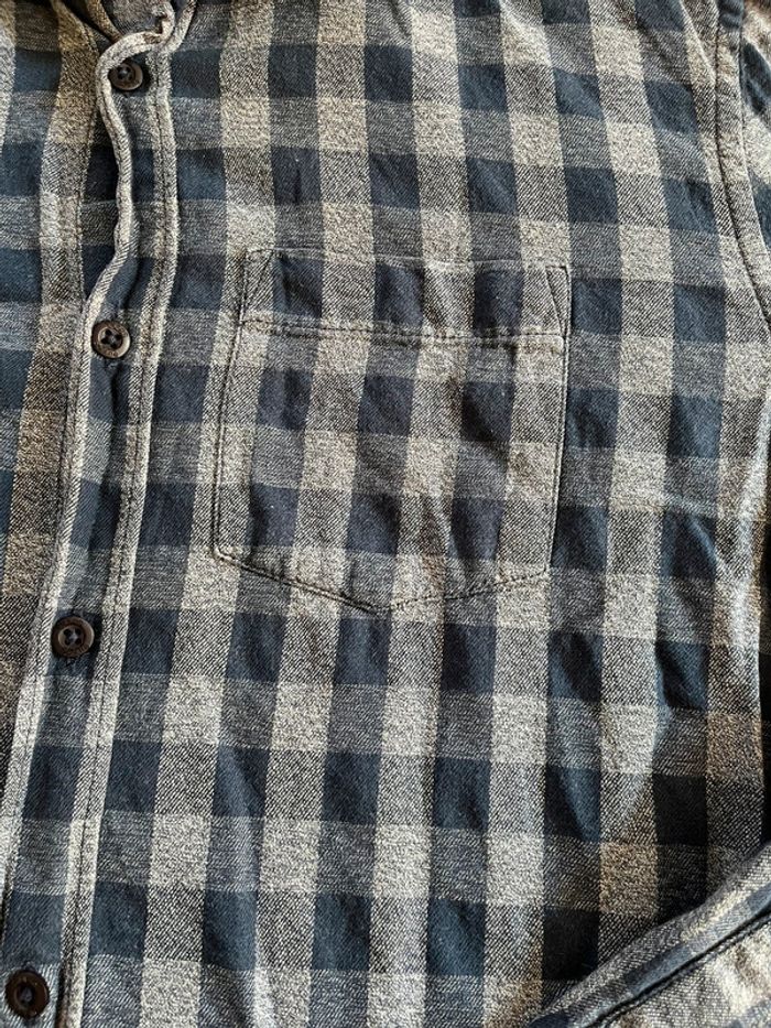 Chemise manches longues bleu à carreaux Jules taille M - photo numéro 5