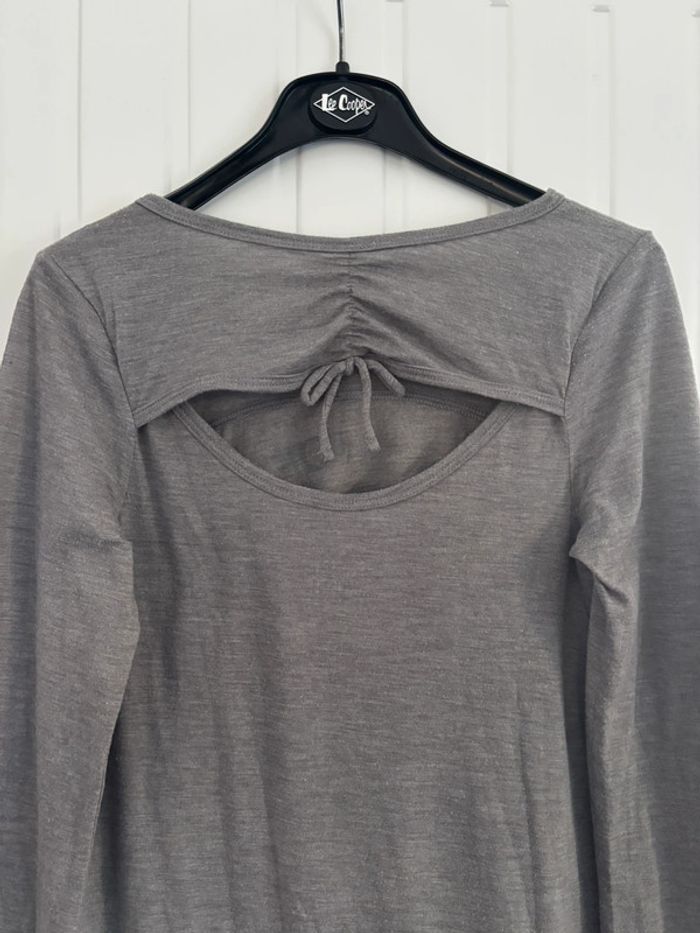 Tee-shirt manche longue pailletée fille 12ans - photo numéro 7