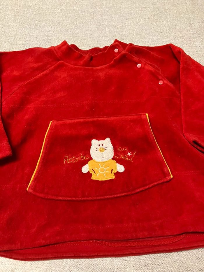 Pyjama polaire rouge Absorba – 18 mois - photo numéro 7