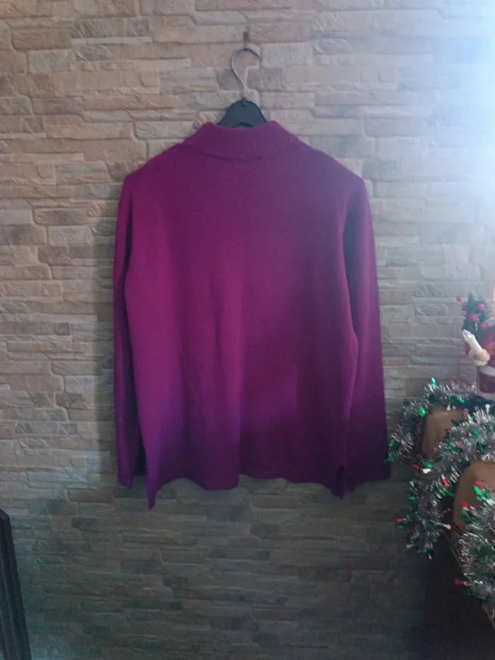 Pull framboise Belle Femme XL - photo numéro 2