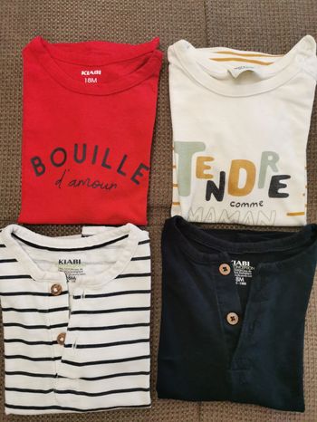 Lot de tee-shirt