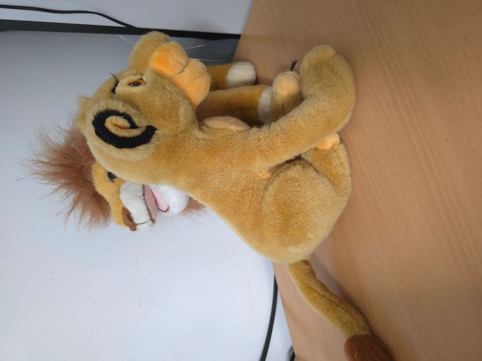 Lot 2 Peluche / Bundle 2 Plush Disney Le Roi Lion SimbaThe Lion King Vintage - photo numéro 4