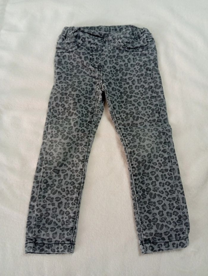 Jegging motif léopard taille 2 ans