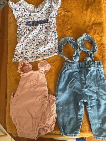 Lot de vêtements de 3 mois fille