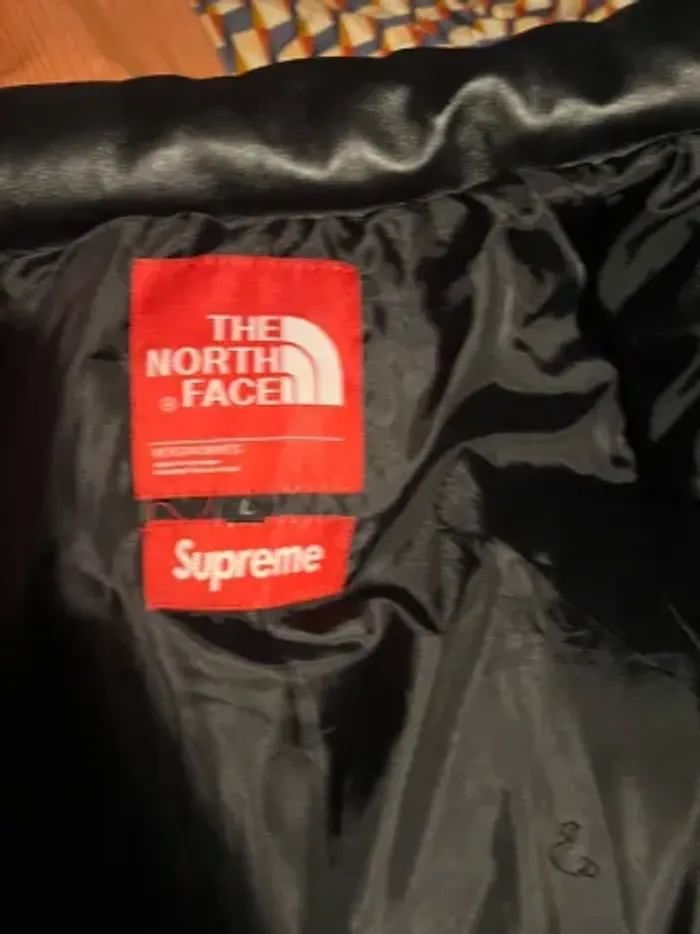Blouson North Face&supreme officiel cuir souple édition limitée rare - photo numéro 9