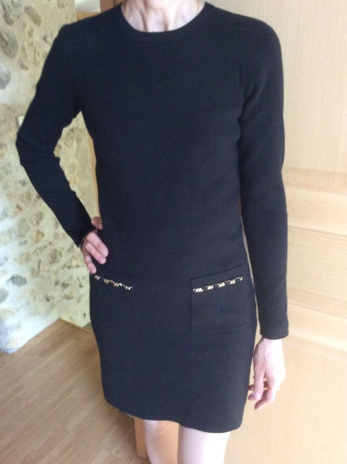 Robe tricot noire - Morgan t36