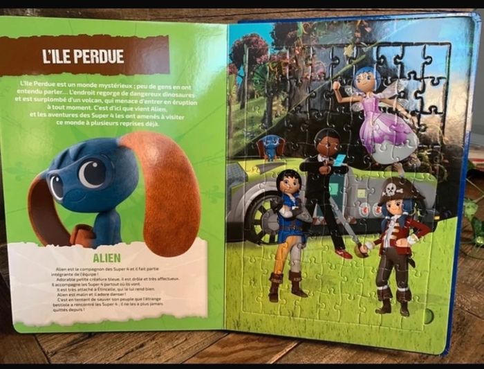 Livre puzzles - playmobil - super 4 - 5 puzzles playmo - photo numéro 5