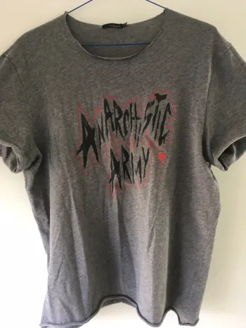 t shirt homme Bill Tornade gris