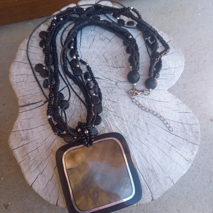 Vintage collier tour de cou bohème - photo numéro 4