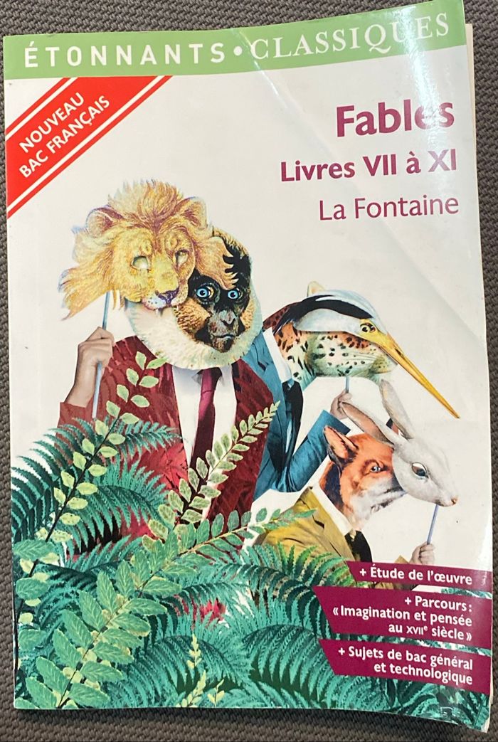 Fables livres VII à XI La Fontaine