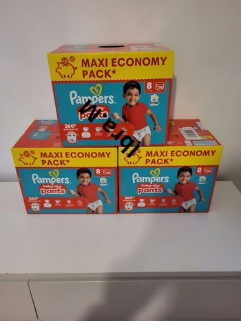 Couches pampers pants taille 8