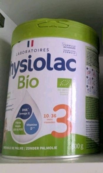 1 pot Physiolac bio 3eme age perception courte