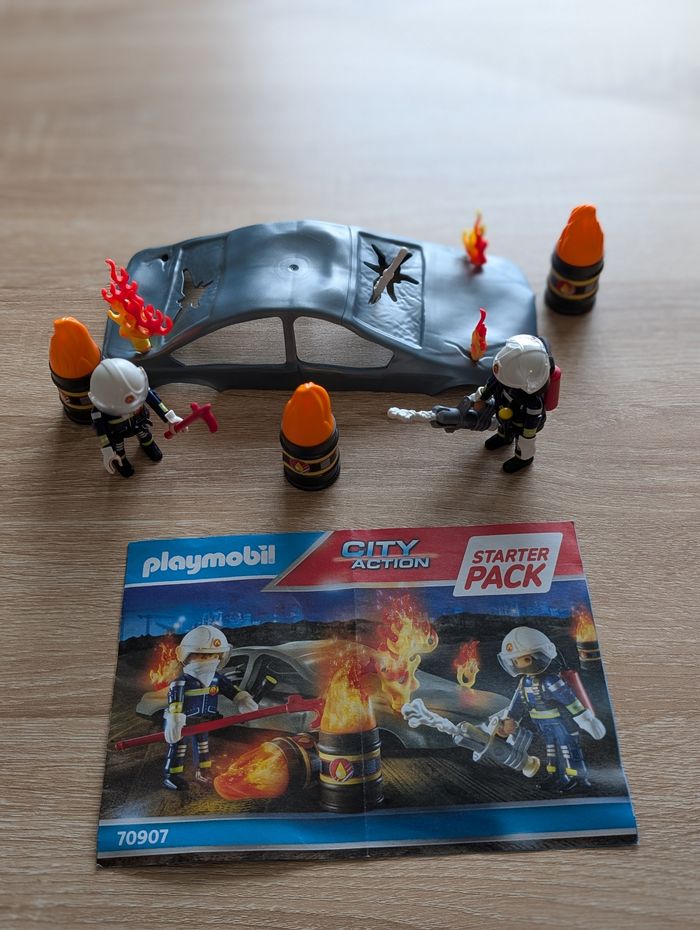 Playmobil 70907 Pompiers et incendie