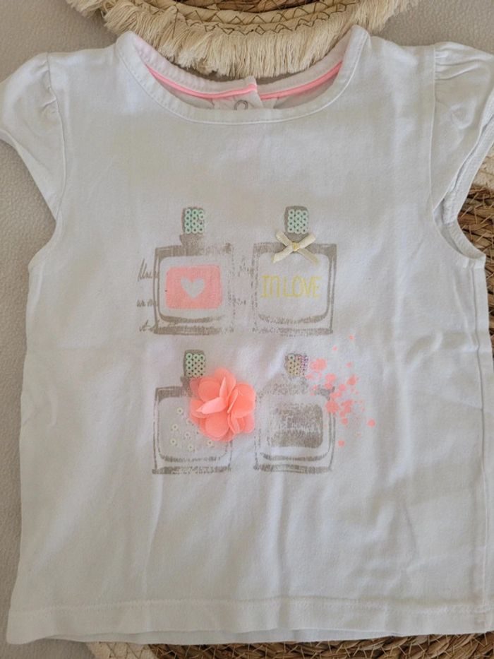 Lot 2 tee-shirt manches courtes 18 mois - photo numéro 2