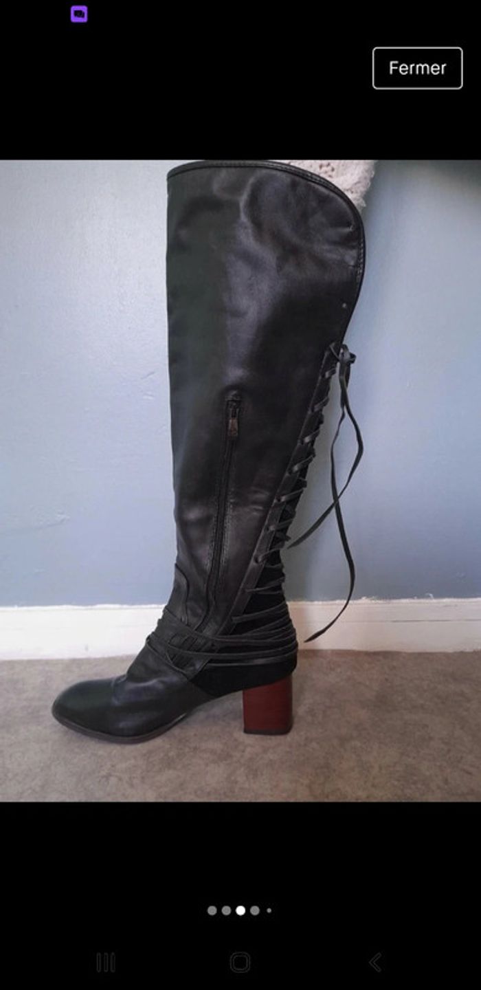 Belles bottes à lacets - photo numéro 3